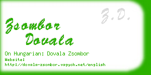 zsombor dovala business card